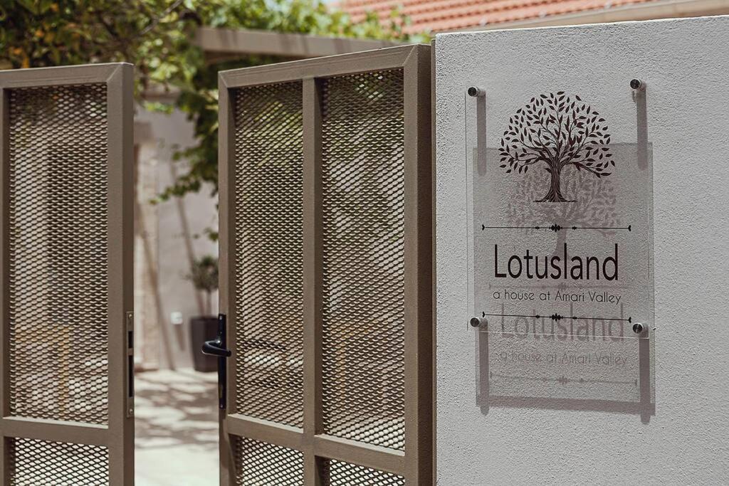 Lotusland, A Relaxing House At Amari Rethymno Villa Agia Fotini  Exteriör bild